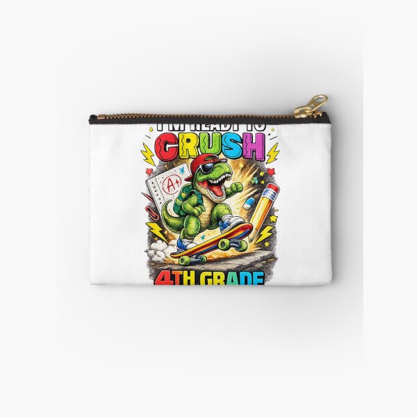 Item preview, Cute Dinosaur 4th Grade Back To School designed and sold by QuiteOrbit.
