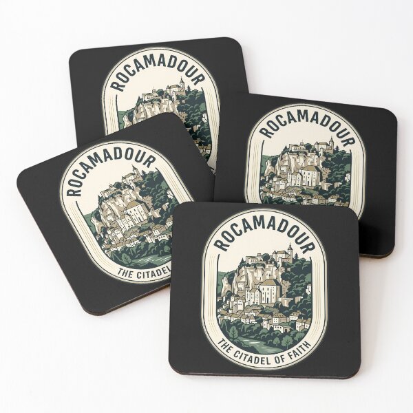Item preview, Rocamadour France Citadel of Faith Vintage Travel Emblem designed and sold by k3rstman1.