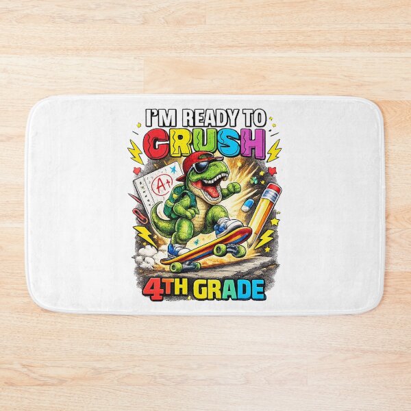 Item preview, Cute Dinosaur 4th Grade Back To School designed and sold by QuiteOrbit.