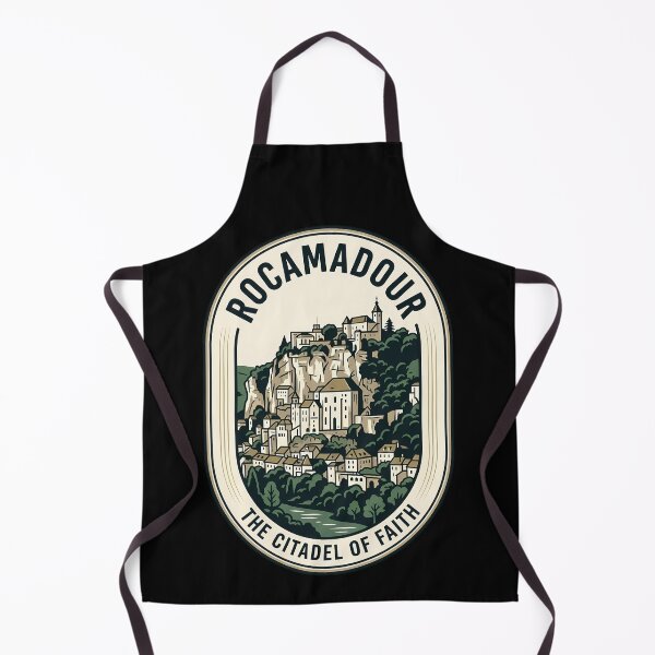 Item preview, Rocamadour France Citadel of Faith Vintage Travel Emblem designed and sold by k3rstman1.