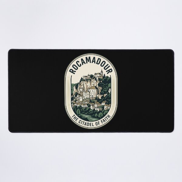 Item preview, Rocamadour France Citadel of Faith Vintage Travel Emblem designed and sold by k3rstman1.
