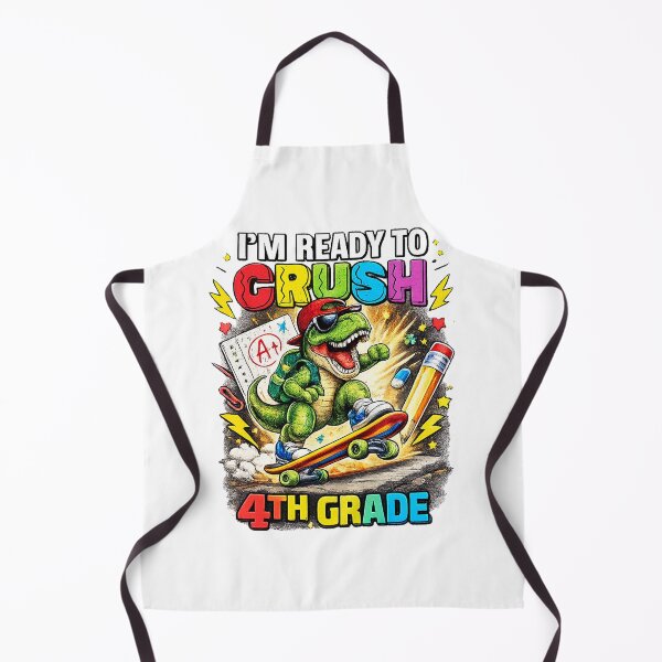 Item preview, Cute Dinosaur 4th Grade Back To School designed and sold by QuiteOrbit.