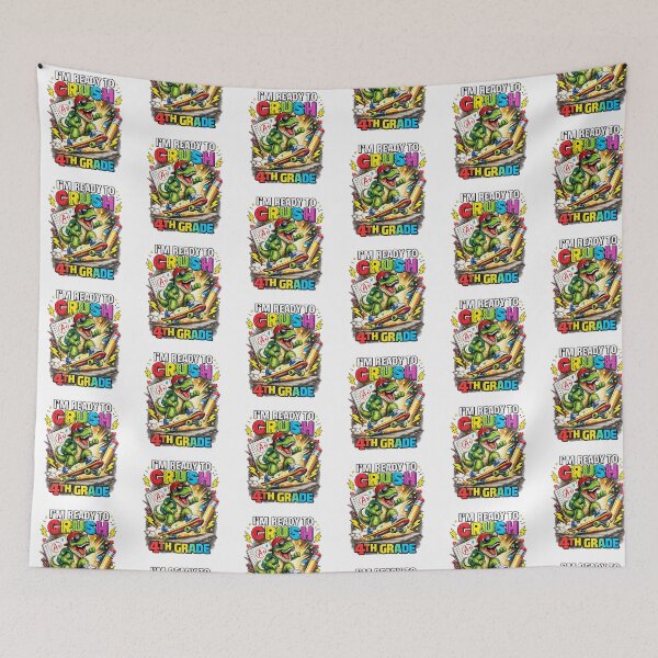 Item preview, Cute Dinosaur 4th Grade Back To School designed and sold by QuiteOrbit.