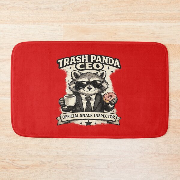 Item preview, Trash Panda CEO Official Snack Inspector Funny Raccoon Vintage T-Shirt designed and sold by Artbysarmina.