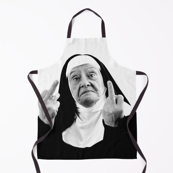 Item preview, Go away I'm reading Nun and finger designed and sold by Coexist In Tee's .