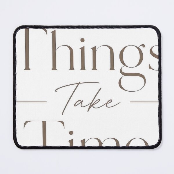 Item preview, Good Things Take Time - Elegant Minimalist Typography Design designed and sold by Irfanmulyana.