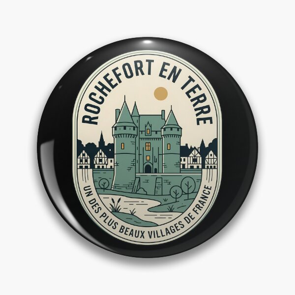 Item preview, Rochefort En Terre France Vintage Travel Emblem designed and sold by k3rstman1.
