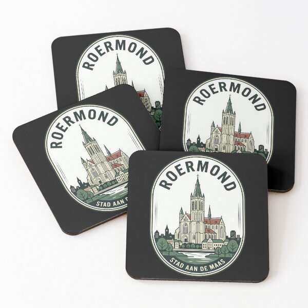 Item preview, Roermond Netherlands Vintage Travel Emblem Cathedral designed and sold by k3rstman1.