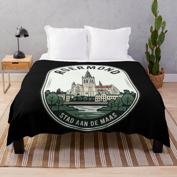 Item preview, Roermond Netherlands Vintage Travel Emblem Cathedral designed and sold by k3rstman1.