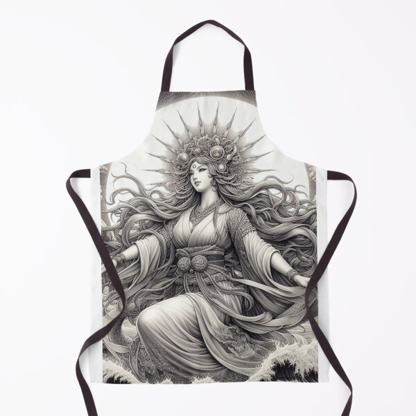 Item preview, Celestial Japanese Goddess Framed by Twin Dragons. designed and sold by NithskeBR.
