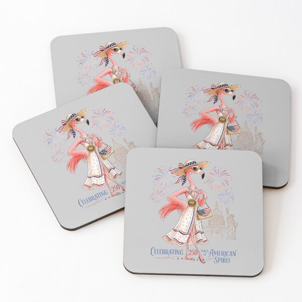 Item preview, Patriotic Flamingo 250 Years American Spirit designed and sold by FrankIsabel.