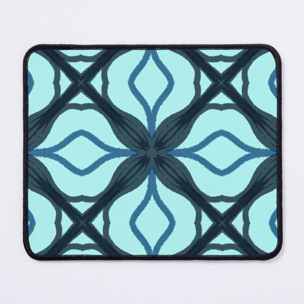 Item preview, Blue geometric seamless pattern,ornamental tile digital paper. designed and sold by RuwaDesignArt.