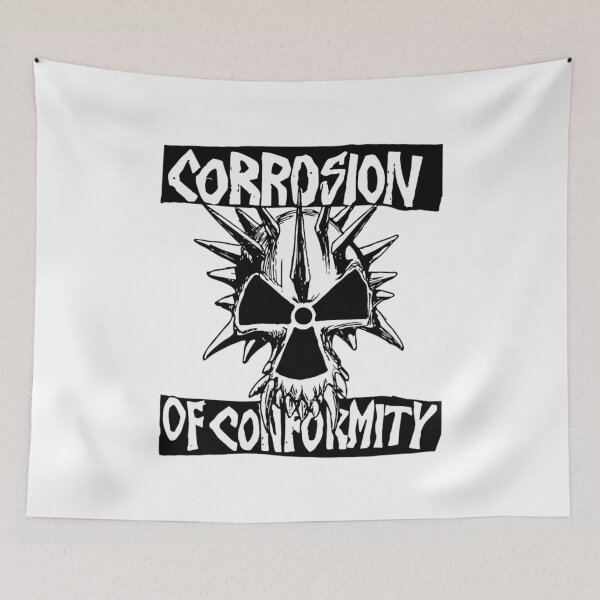 Item preview, corrosion of conformity band white logo designed and sold by Sstyler.