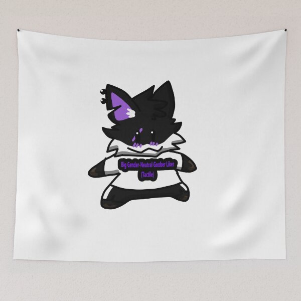 Item preview, Chu Tactile Gender-Neutral Goober Liker Sticker designed and sold by ChuChuTheCatmeragon.