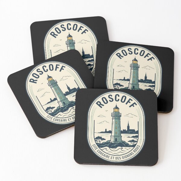 Item preview, Roscoff France Lighthouse Vintage Travel Emblem designed and sold by k3rstman1.