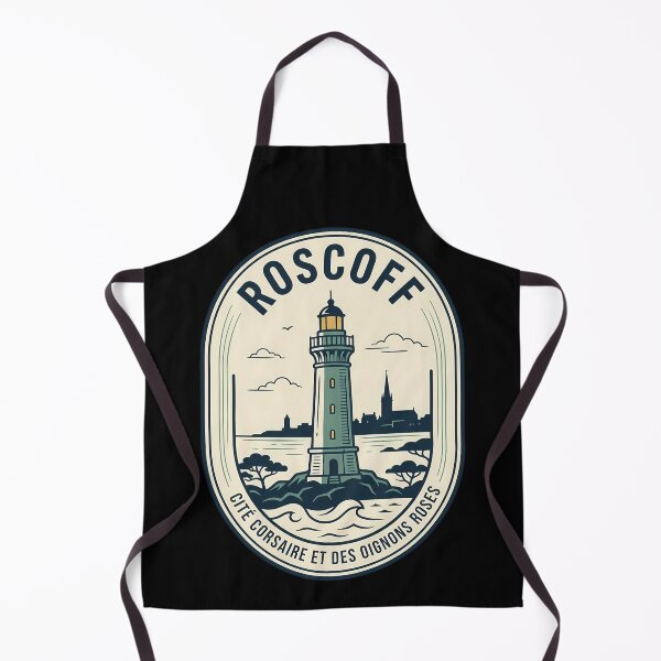 Item preview, Roscoff France Lighthouse Vintage Travel Emblem designed and sold by k3rstman1.
