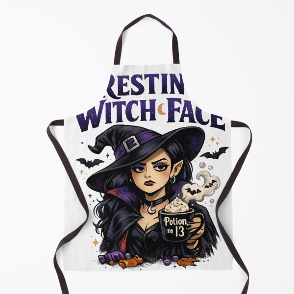 Item preview, Resting Witch Face – Funny Witch Halloween Design designed and sold by Shadowframe Studios.