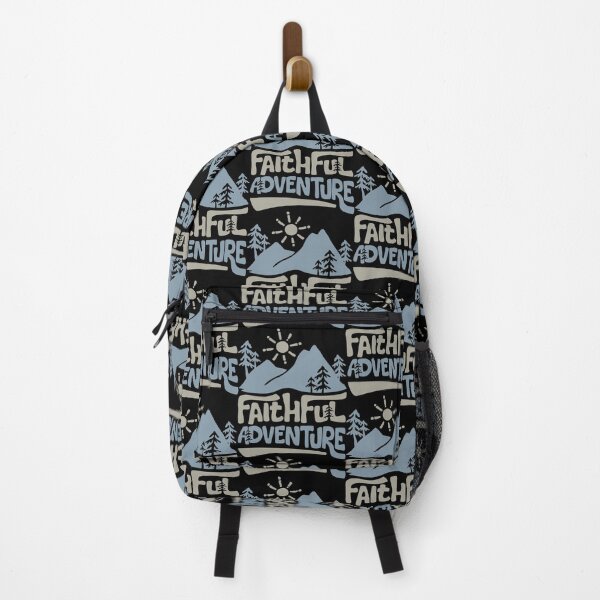 Item preview, Faithful Adventure Mountain Nature Christian Outdoor Inspirational Design designed and sold by KlitosClan.