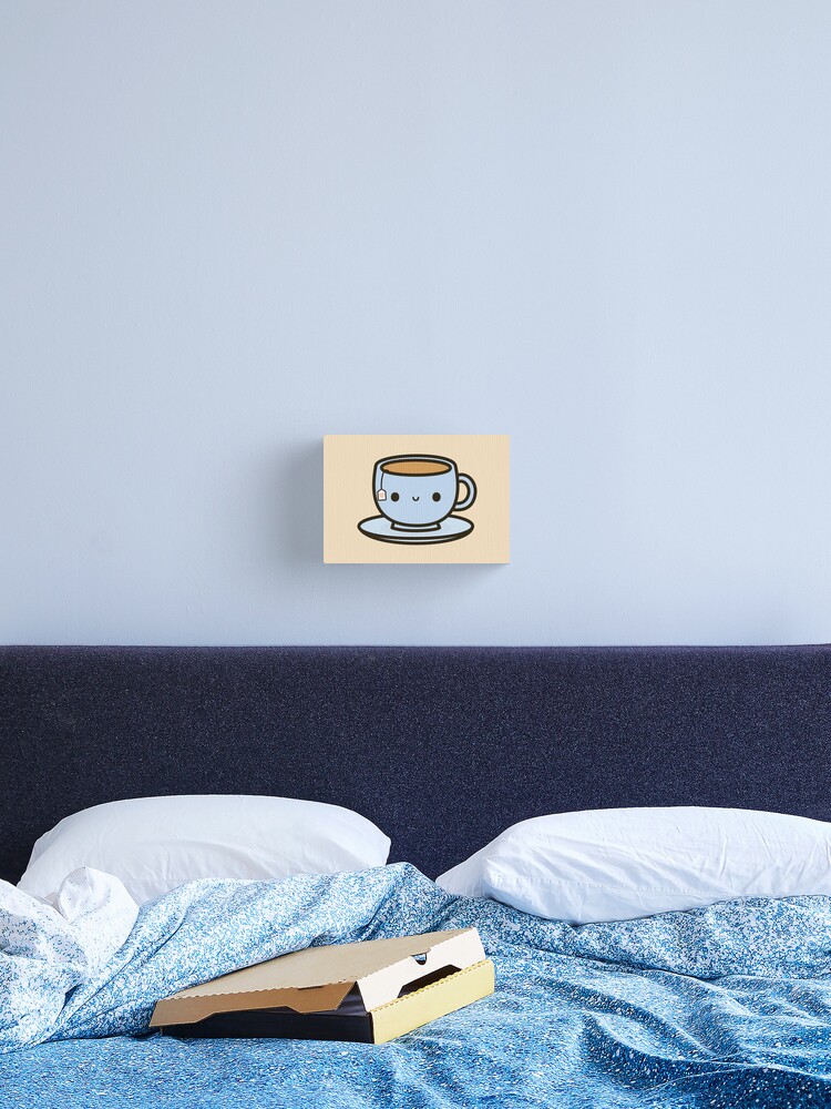 Cute cup of tea Art Print by peppermintpopuk