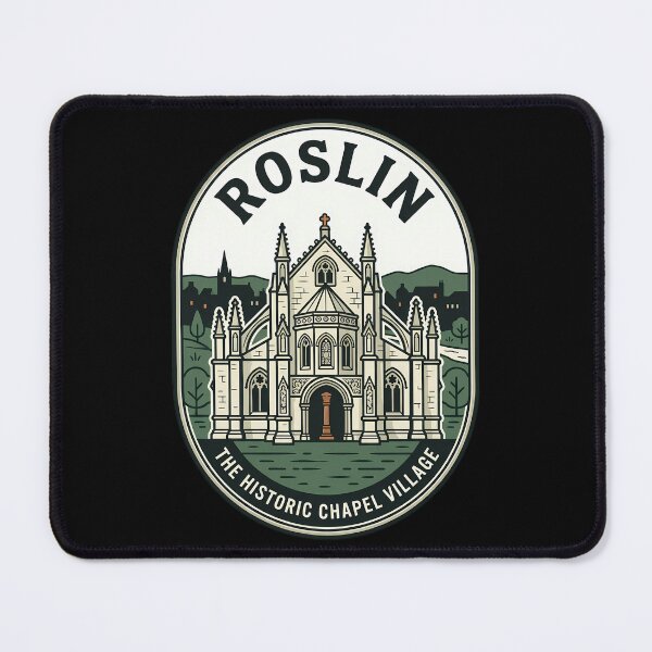 Item preview, Roslin Scotland Rosslyn Chapel Vintage Travel Emblem designed and sold by k3rstman1.
