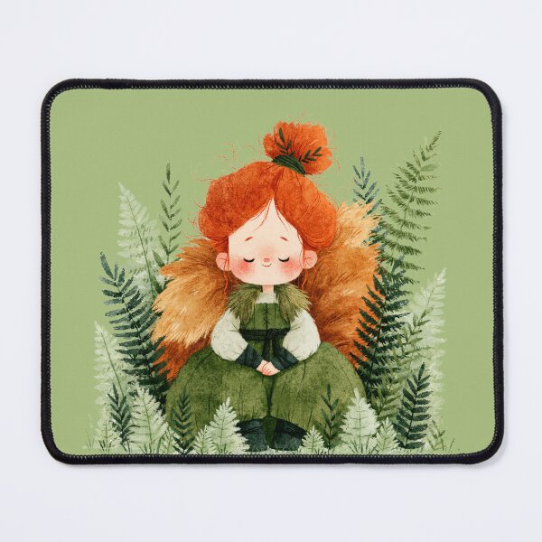 Item preview, Cute Baby Huldra Scandinavian Folklore Wall Art designed and sold by Artmugic.