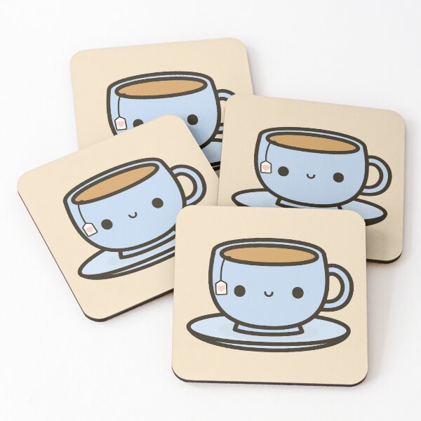 Item preview, Cute cup of tea designed and sold by peppermintpopuk.