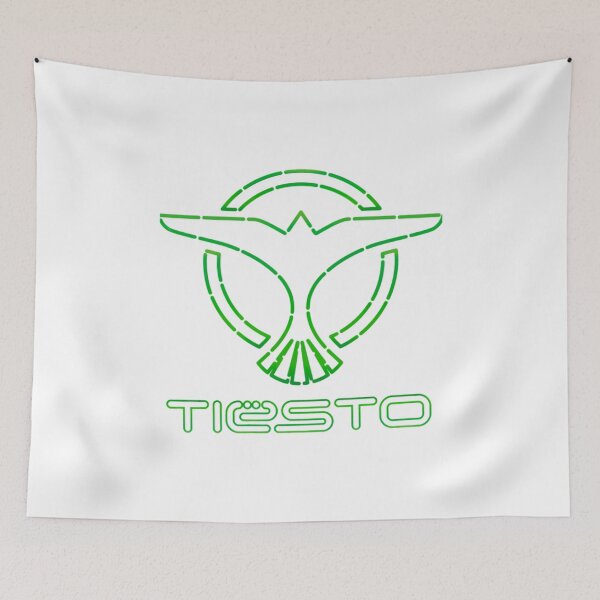 Item preview, best selling dj tiesto dotted stripes logo green designed and sold by Sstyler.