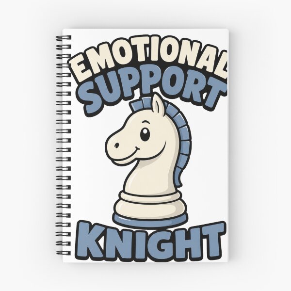 Item preview, Emotional Support Knight Chess Design designed and sold by HumorCulturePop.