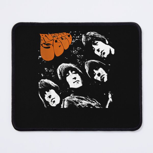 Item preview, Rubber Soul Orange Psychedelic Typography Music designed and sold by Aviator-store.