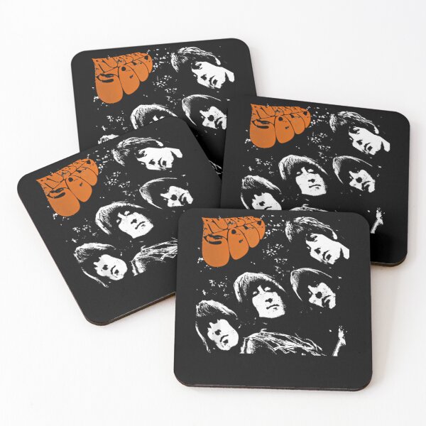 Item preview, Rubber Soul Orange Psychedelic Typography Music designed and sold by Aviator-store.