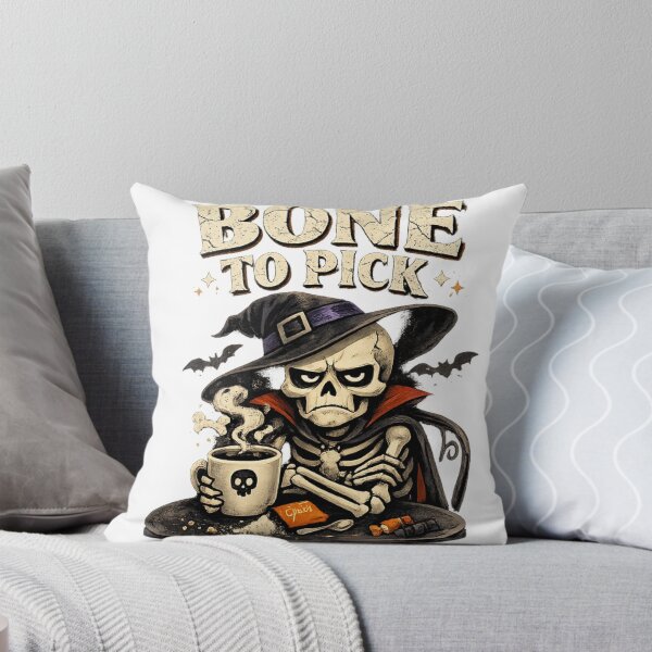 Item preview, Bone to Pick – Funny Skeleton Coffee Halloween Design designed and sold by Shadowframe Studios.