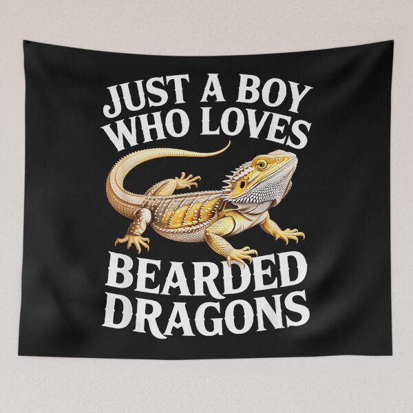 Item preview, Just A Boy Who Loves Bearded Dragons Reptile Pet Owner designed and sold by MOnnroyu.