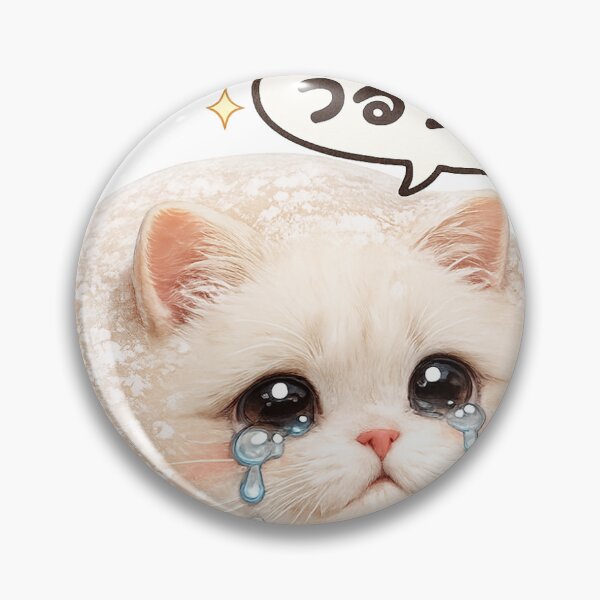Item preview, Teary Mochi Cat | Cute Realistic Mochi Kitty designed and sold by ArtPrintPov.