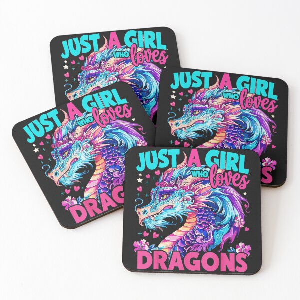 Item preview, Just A Girl Who Loves Dragons Fantasy Mythical Creature designed and sold by MOnnroyu.
