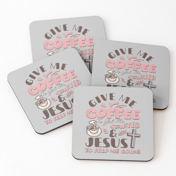 Item preview, Give Me Coffee to Get Me Started and Jesus to Keep Me Going designed and sold by FrankIsabel.