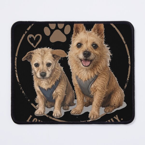 Item preview, 2 small dogs designed and sold by Mnemonic Alsania.