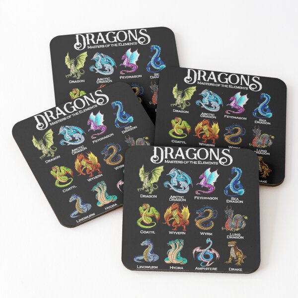 Item preview, Dragons Masters Of The Elements Mythical Creature Types Fantasy Roleplaying designed and sold by MOnnroyu.