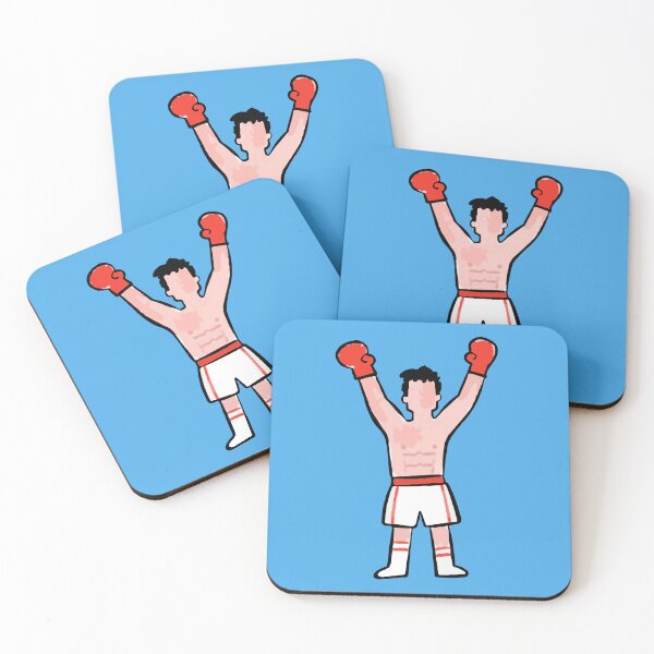 Item preview, Badly Drawn Rocky Victory Pose | Famous Boxer Athlete designed and sold by pixiedustpaint.