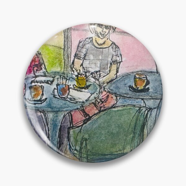 Item preview, Women Friends Enjoying Coffee designed and sold by Jasbindar Singh.