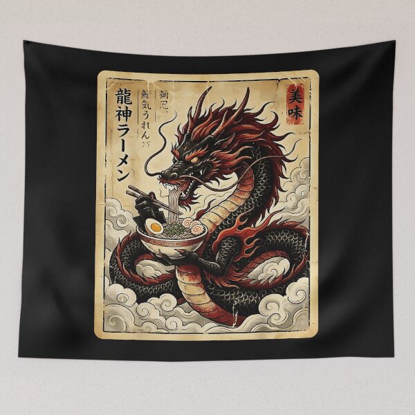 Item preview, Ryujin Ramen Delicious Japanese Dragon Food Lover designed and sold by MOnnroyu.