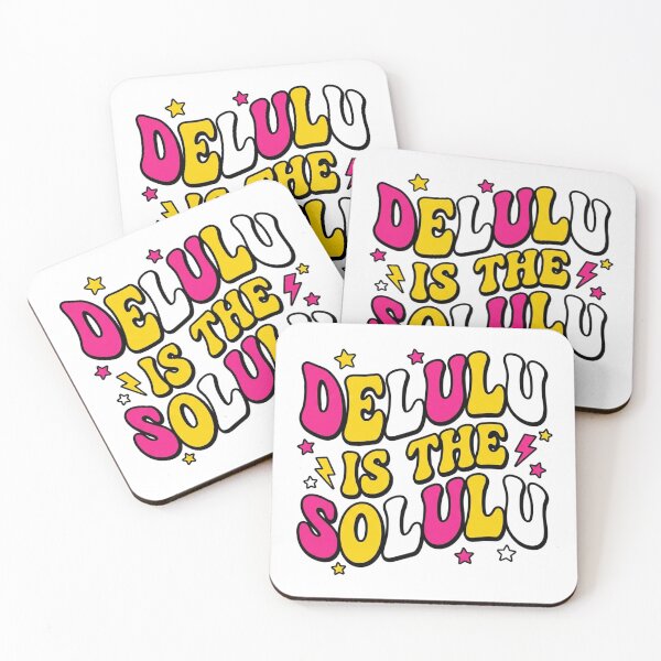 Item preview, Delulu Is The S Retro Quote designed and sold by tushartanvir.