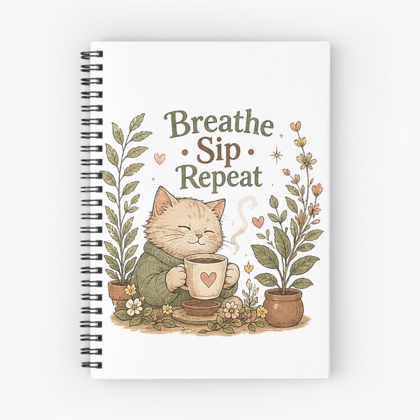 Item preview, Breathe • Sip • Repeat designed and sold by Spark Cottage.