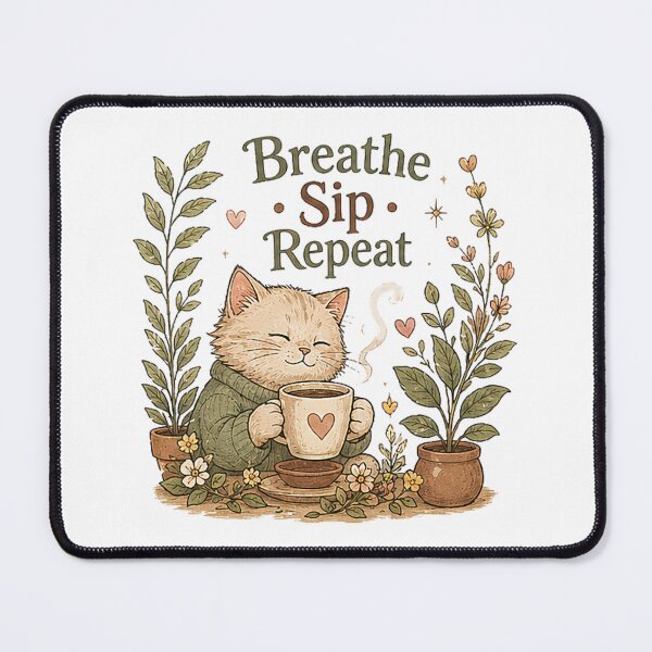 Item preview, Breathe • Sip • Repeat designed and sold by Spark Cottage.