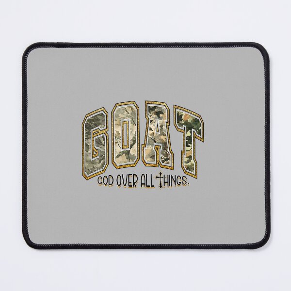 Item preview, Goat God Over All Things Christian Camo Faith Design designed and sold by FrankIsabel.