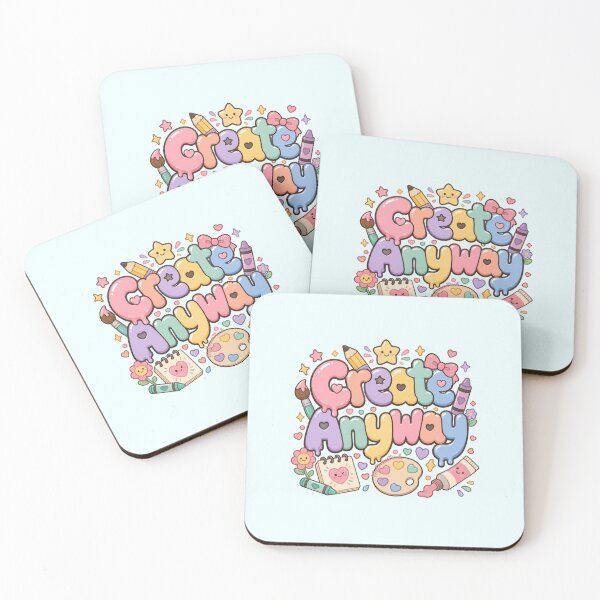 Item preview, Create Anyway Cute Pastel Artist Motivation designed and sold by My Dream Nook.