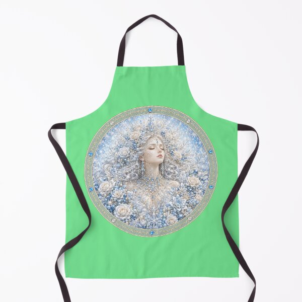 Item preview, Winter Crystal Empress | Snow Queen Fantasy Art with Blue Roses designed and sold by sunbowjp stadio.