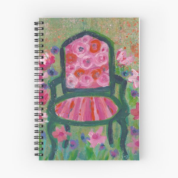 Item preview, Lollygag Floral Chair designed and sold by JulieRheaLewisArt.