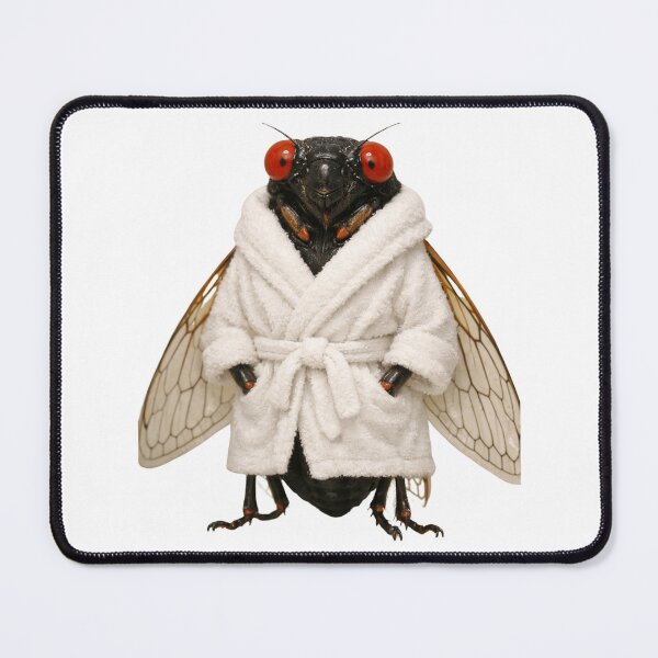 Item preview, Relaxing Bathrobe Cicada designed and sold by Sillytoe.