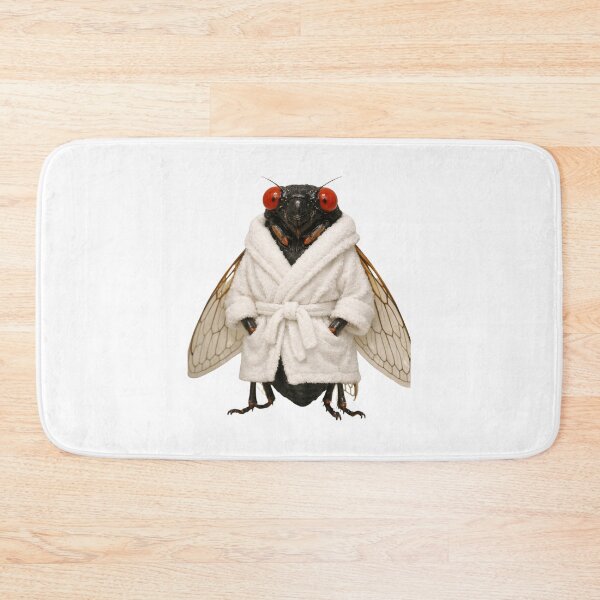 Item preview, Relaxing Bathrobe Cicada designed and sold by Sillytoe.