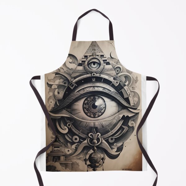 Item preview, Large Intricate Clockwork Eye with Pyramid and Buildings designed and sold by NithskeBR.